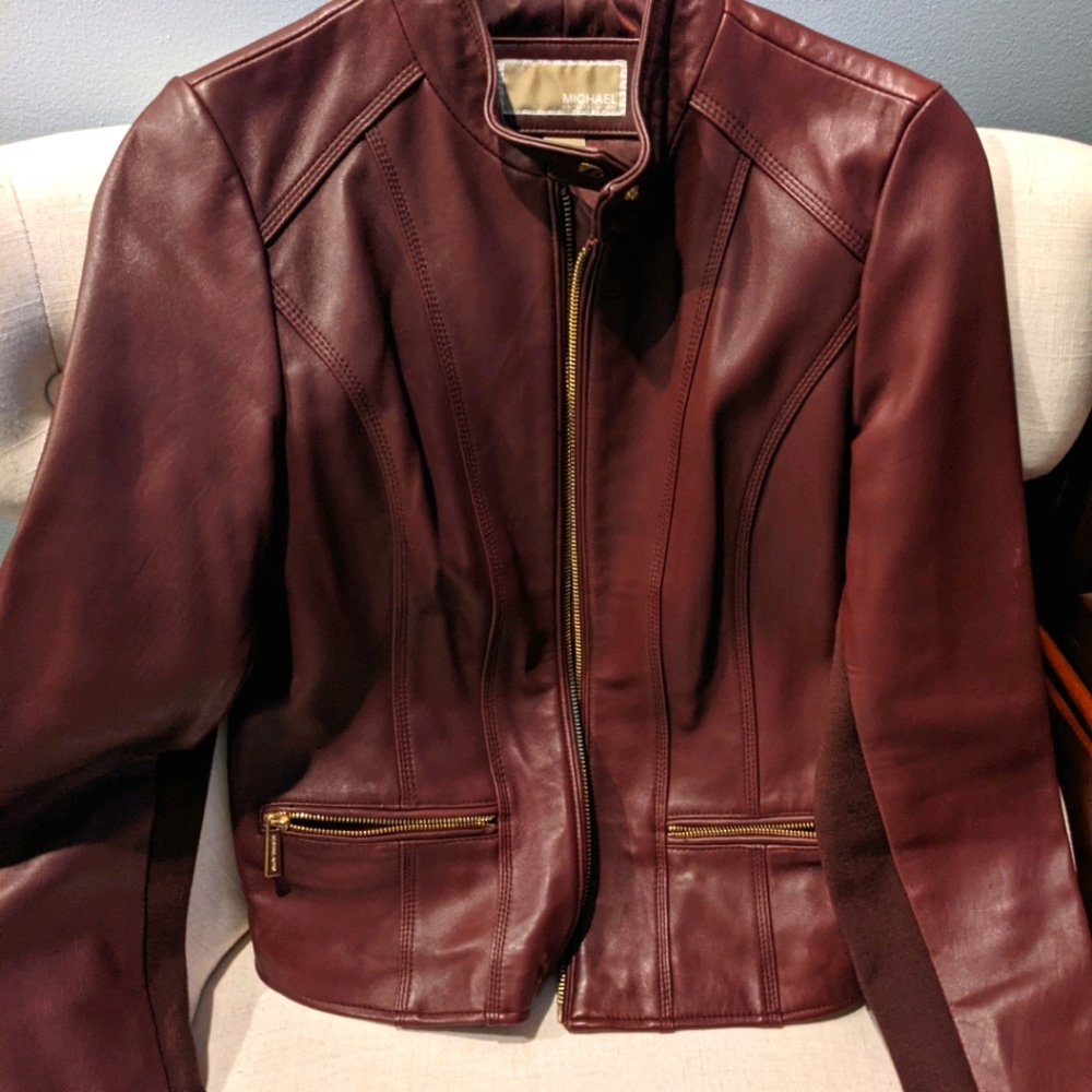 Michael Kors leather jacket